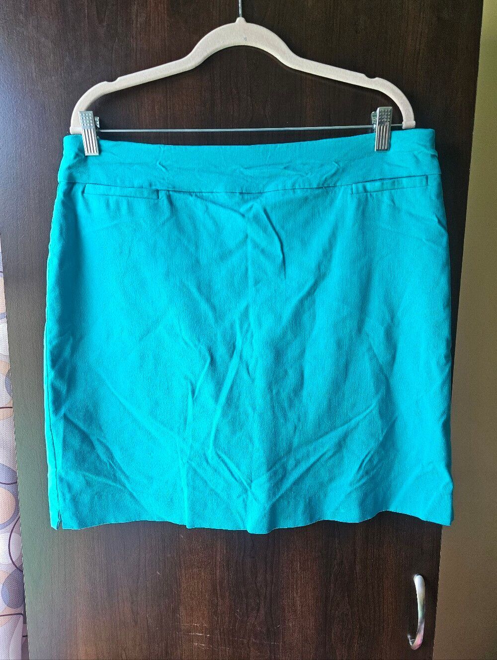 Kim Rogers Turquoise Blue Skort Size 14